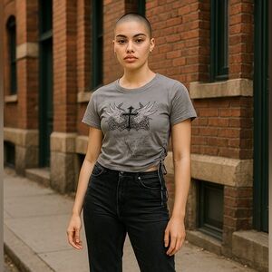 Ruby and Lace Y2K Crop Lace Top